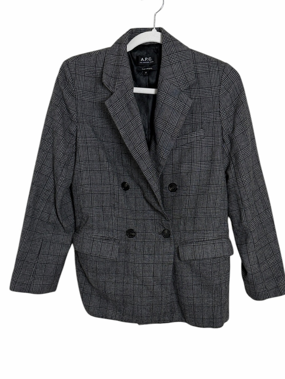 APC Wool Double Breasted Blazer Business Casual Size 36 US 2/4
